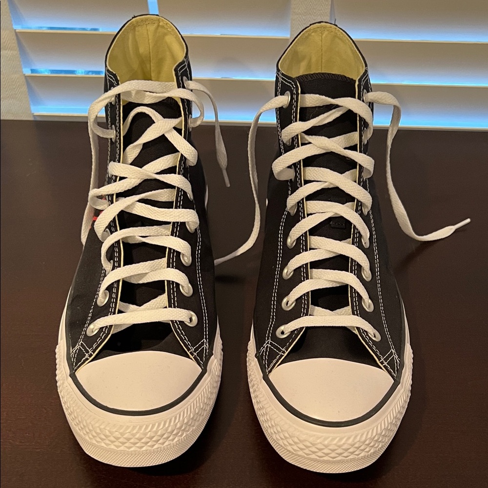 Converse Black and White High-Top Sneakers